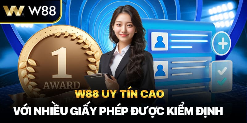 Giấy phép kinh doanh của W88